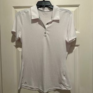 adidas White Polo Shirt